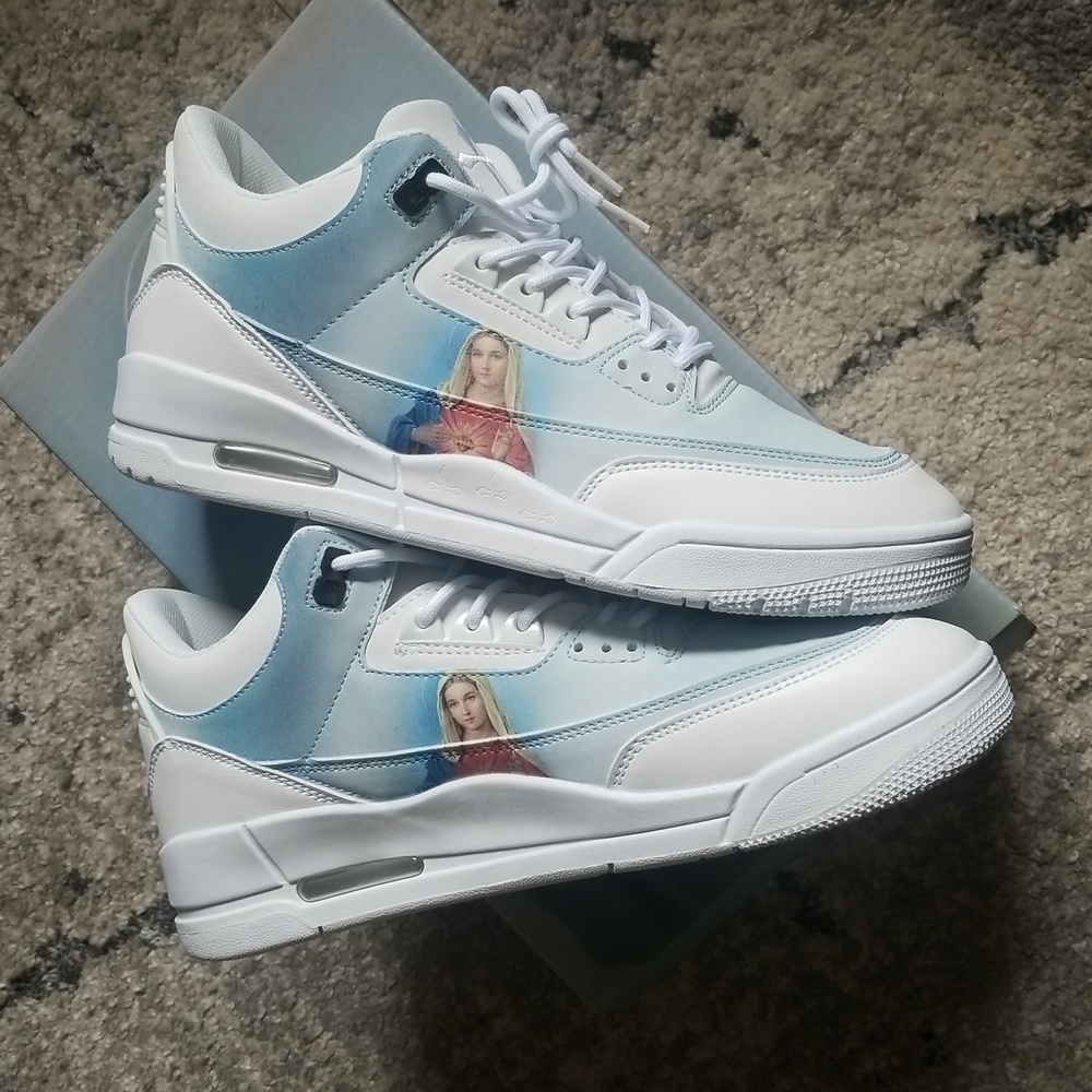 Kito Size 9 NEW Mother Mary - Tribus With Box Jordan 3 retro style